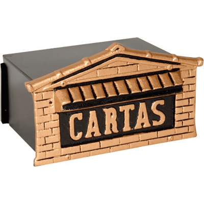 Caixa Correio Media Colonial Ouro Fcmopp