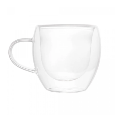 Conjunto 2 Xícaras de Café Parede Dupla Modern 80ml - Lyor