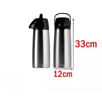 Garrafa Termica Inox Air 1,8L Inquebravel Invicta