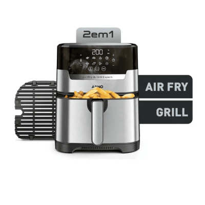 Airfryer Air Plus Expert e Grill Digital 4,2L Inox 110V ARNO