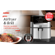 Airfryer Air Plus Expert e Grill Digital 4,2L Inox 110V ARNO