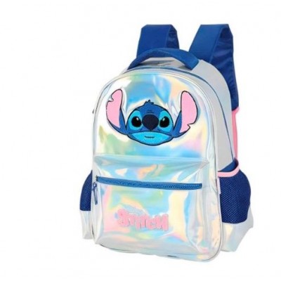 F - MOCHILA P/ COSTAS PRATA STITCH IS41681SC