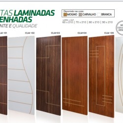 PORTA FRISADA MOGNO 02 210X80 CLM