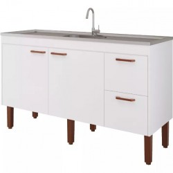 Balcao Cozinha Slim 1,34Mt Br