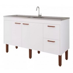 Balcao Cozinha Slim 1,34Mt Br