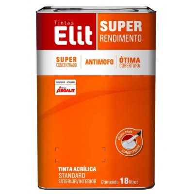 TINTA ACRIL RENDE MUITO BRANCO GELO FSC 18L ELIT