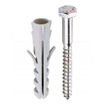 PARAF SEXT MAD 1/4X50 C/ BUCHA 10 C/2 ANKOR