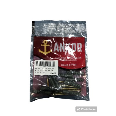 PARAF CH PHS BICRO 4,0X45 C/ BUCHA 06 C/10 ANKOR