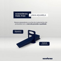 Cunha Niveladora Azul Com 50PÇS NOVAFORMA