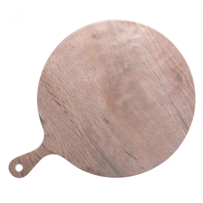 Tabua Redonda Melanina Estampa Madeira 31,5Cm 20522 Wolff