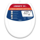 Assento Sanitario Almofadado Oval Branco 7150111 Lorenzetti