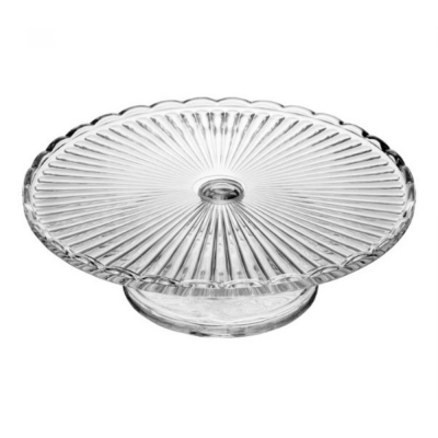 Prato Para Bolo Com Pe De Vidro Bangkok 20x7,5 20602 Wolf