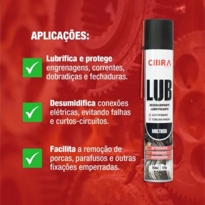 Desengripante Spray 120Gr Cibra