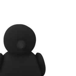 Pássaro de Resina Preto BTC PO0150 - Decorativo