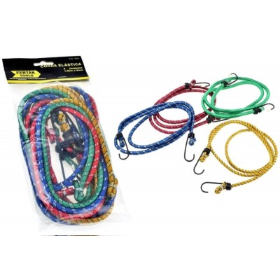 CJ CORDAS BAGAGEIRO ELASTICO C/4 150X8MM FERTAK