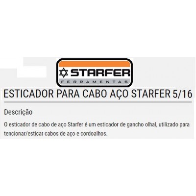 ESTICADOR P/CABO ACO 3/8 FERTAK