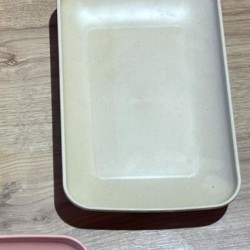 Travessa Bambu PP Lines Bege 24cm 221235 Lyor