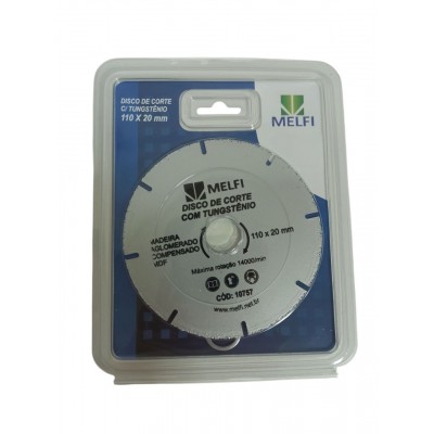 DISCO MADEIRA TUNGSTENIO 4.1/2 - 110X20MM MELFI