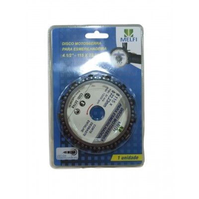 DISCO MOTOSSERRA 4.1/2 P/ ESMER 115X22,23MM MELFI