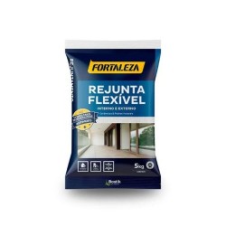REJUNTE FLEX 05KG BRANCO FORTALEZA