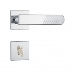 FECHADURA 803/21 ROSETA QUAD INOX STAM