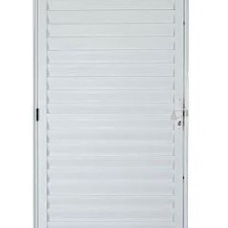 PORTA VENEZIANA ALUM BR 210X70 DIREITA SMG