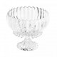 Centro de Mesa Decorativo Cristal com Pé Geneva 24cm x 20cm 25528 Wolff