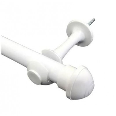 VARAO CORTINA 3MT BRANCO 19MM - 1730 GARFOX