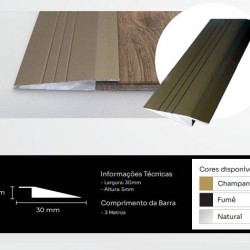 REDUTOR P/LAMINADO 10MM FUME 3,0MT NEW PONTA