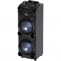 Torre de Som Black Bass Bluetooth com Entrada para Microfone 1200W GDB10M Gradiente