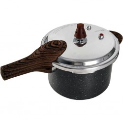 Panela de Pressão Ceramic Life Indução Granito  4,2L Brinox