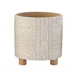 Cachepot Circular de Cimento Figuras WF0016 BTC