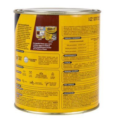 IMPERMEABILIZANTE EXTERNO INCOLOR 900ML VEDACIT
