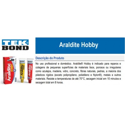Araldite Hobby 10 Min 16Gr Blister Tekbond