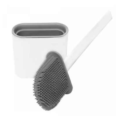 Escova Sanitaria Com Suporte Plastico Cinza 221007 Lyor