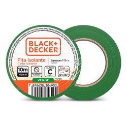 O - FITA ISOLANTE 18MMX10M VD B&D