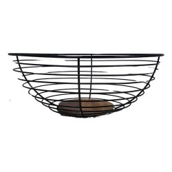 F - CENTRO DE MESA ACACIA WOOD IRON AC24040 MIMO