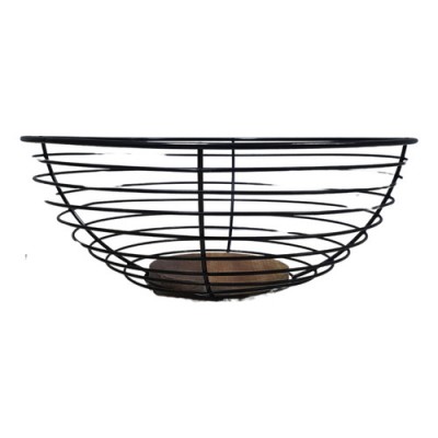 F - CENTRO DE MESA ACACIA WOOD IRON AC24040 MIMO