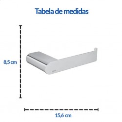 Porta Papel Higiênico Cromado 2020 C31 Deca