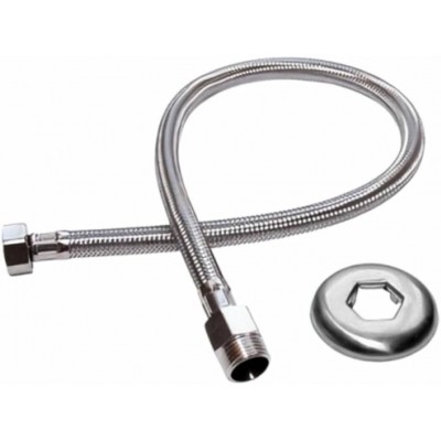 ENGATE FLEX 1/2 050CM INOX BLUKIT