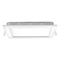 O - PAINEL LED 18W EMB QUAD 3000K BR SLIM B&D