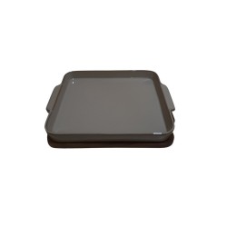 Travessa Cerâmica Bege UN0016 BTC - Quadrada