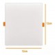 O - PAINEL LED 17W BORDA INFINITA QUAD 3000K B&D