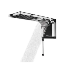 Chuveiro Lorenzetti Acqua Duo Preto/Cromado 220V 6800W