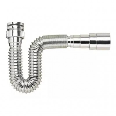 Sifão Sanfonado Universal Cromado 070CM 031101 BLUKIT