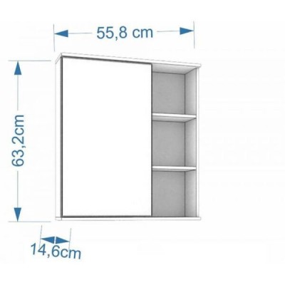 ESPELHO TREVISO 56CM BR MGM