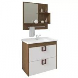 Armario Lirio 59Cm C/Espelheira Amendoa/Br Mgm