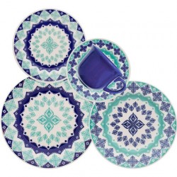 Aparelho E Jogo De Jantar E Chá 20 Peças Donna Lola Biona