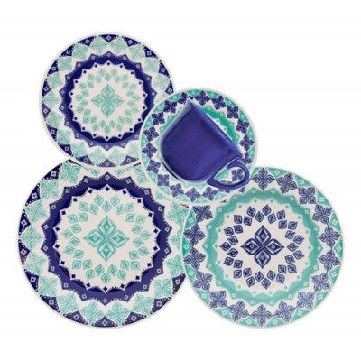 Aparelho E Jogo De Jantar E Chá 20 Peças Donna Lola Biona