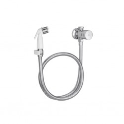 Ducha Higienica Com Derivaçao Metal Cromado/Branco 1984 C35 Deca Aspen